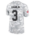 B.Bills #3 Damar Hamlin Player Arctic Camo Salute to Service Limited Gdoa Stitched Jerseys