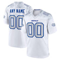 Custom B.Bills White Rivalries Collection Game Any Name & Numbers Gdoa Stitched Jerseys