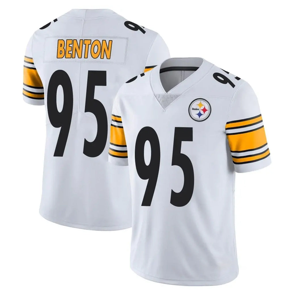 P.Steelers #95 Keeanu Benton Player White Limited Vapor Untouchable Home Game Gdoa Stitched Jerseys