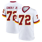 W.Commanders #72 Josh Conerly Jr. Player White Home Game Gdoa Stitched Jerseys