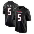 H.Texans #5 Jalen Pitre Player Carbon Black Fashion Home Game Stitched Jerseys