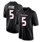H.Texans #5 Jalen Pitre Player Carbon Black Fashion Home Game Stitched Jerseys