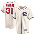 C.Cubs #31 Greg Maddux Player Cream Field of Dreams Limited Home Game Gdoa Stitched Jerseys