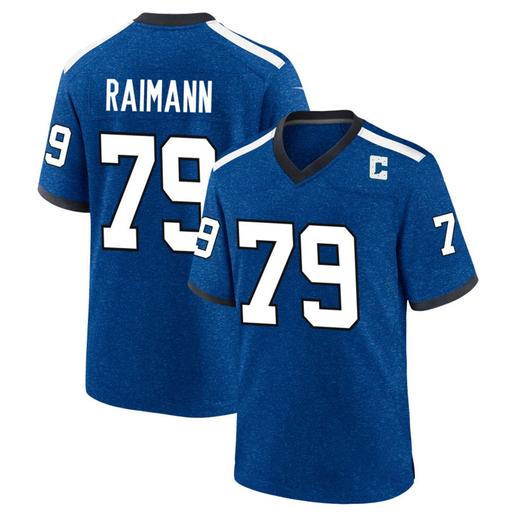 IN.Colts #79 Bernhard Raimann Player Royal Alternate Indiana Nights Home Game Gdoa Stitched Jerseys