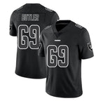LV.Raiders #69 Adam Butler Player Black Limited Black Impact Home Game Gdoa Stitched Jerseys
