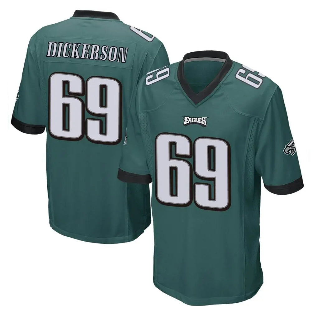 P.Eagles #69 Landon Dickerson Player Team Color Green Home Game Gdoa Stitched Jerseys