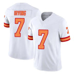TB.Buccaneers #7 Bucky Irving Player White Limited '76 Vapor F.U.S.E. Home Game Gdoa Stitched Jerseys