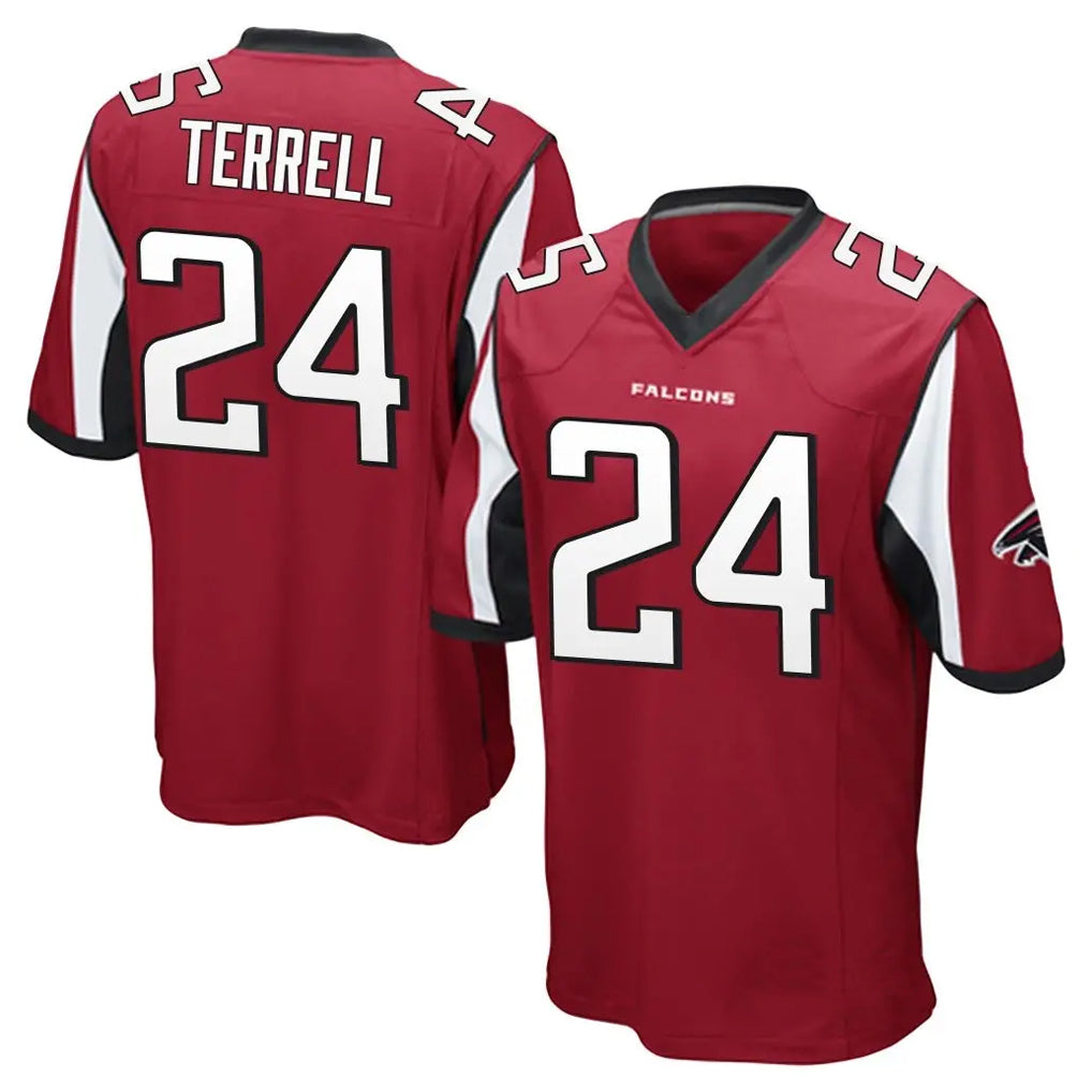 A.Falcons #24 A.J. Terrell Jr. Player Red Color Vapor Home Game Gdoa Stitched Jerseys