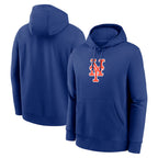 NY.Mets ## Mets Blank Player Royal Logo Club Fleece Hoodie Home Fdoa Stitched Jerseys