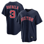 B.Red Sox #3 Ceddanne Rafaela Player Navy Home Game Gdoa Stitched Jerseys