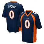 D.Broncos #0 Jonathon Cooper Player Navy Game Gdoa Stitched Jerseys