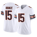 C.Bears #15 Rome Odunze Player White Vapor F.U.S.E. Limited Home Game Gdoa Stitched Jerseys