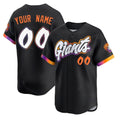 Custom SF.Giants Black City Connect Limited Vapor Any Name & Number Gdoa Stitched Jerseys