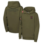 C.Bears ## Bears Blank Player Olive Salute to Service Pullover Hoodies Limited Game Gdoa Stitched Jerseys