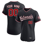 Custom W.Nationals Navy Limited Elite Home Game Any Name & Number Gdoa Stitched Jerseys
