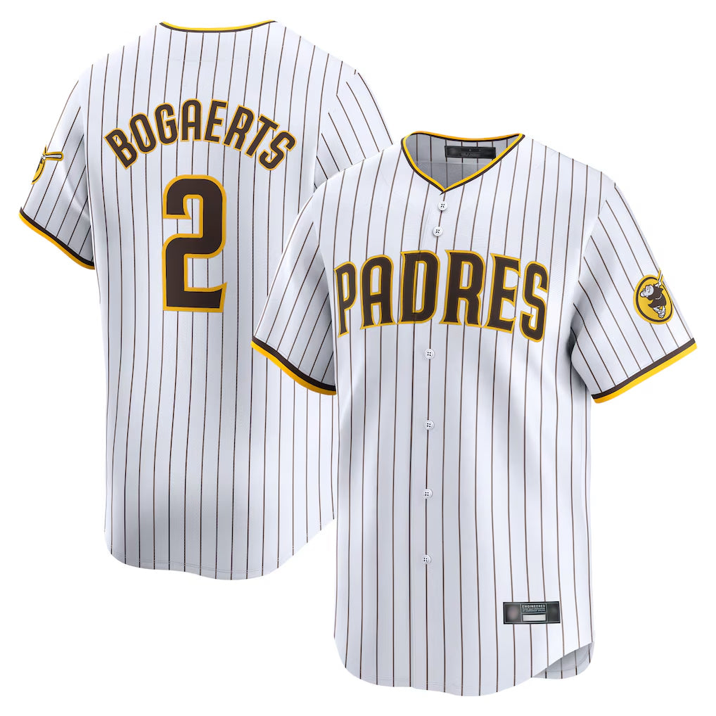 S.Diego Padres #2 Xander Bogaerts Player White Home Limited Fdoa Stitched Jerseys