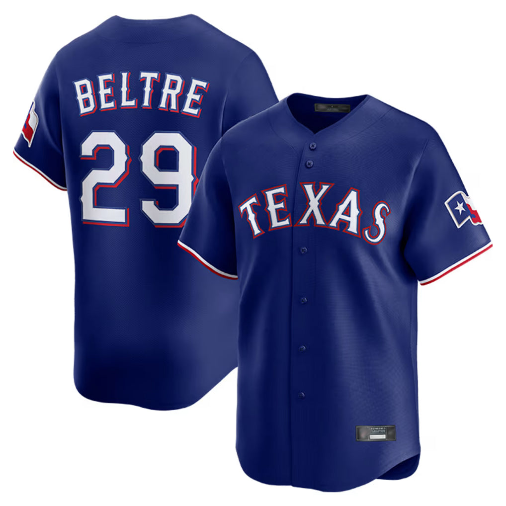 T.Rangers #29 Adrian Beltre Player Royal Home Limited Fdoa Stitched Jerseys