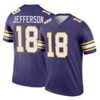 M.Vikings #18 Justin Jefferson Player Purple Limited Classic Home Game Gdoa Stitched Jerseys