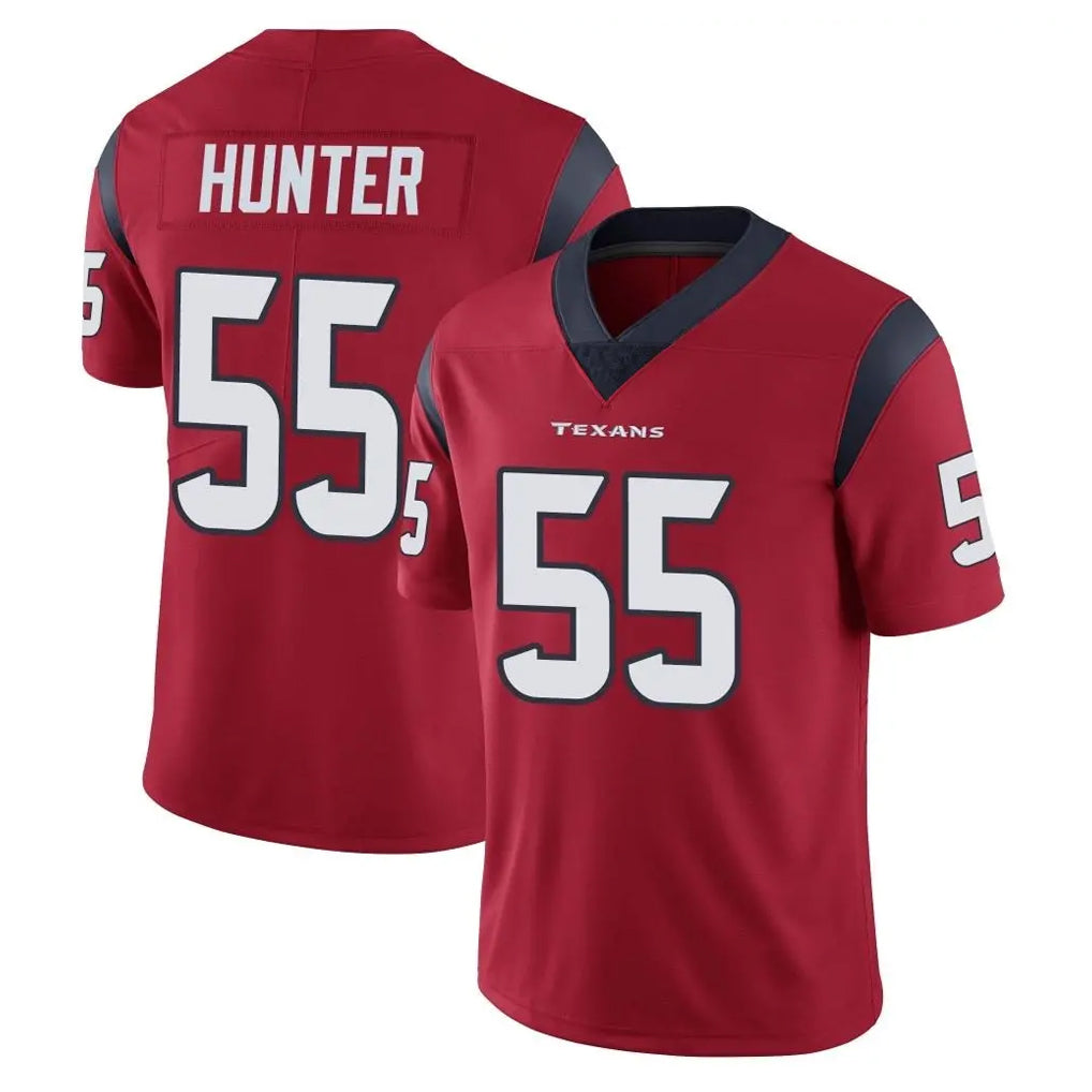 H.Texans #55 Danielle Hunter Player Red Limited Vapor Untouchable Home Game Gdoa Stitched Jerseys