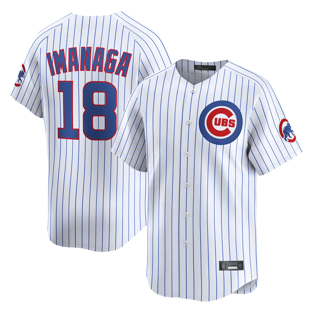 C.Cubs #18 Shota Imanaga Player White Limited Home Game Gdoa Stitched Jerseys