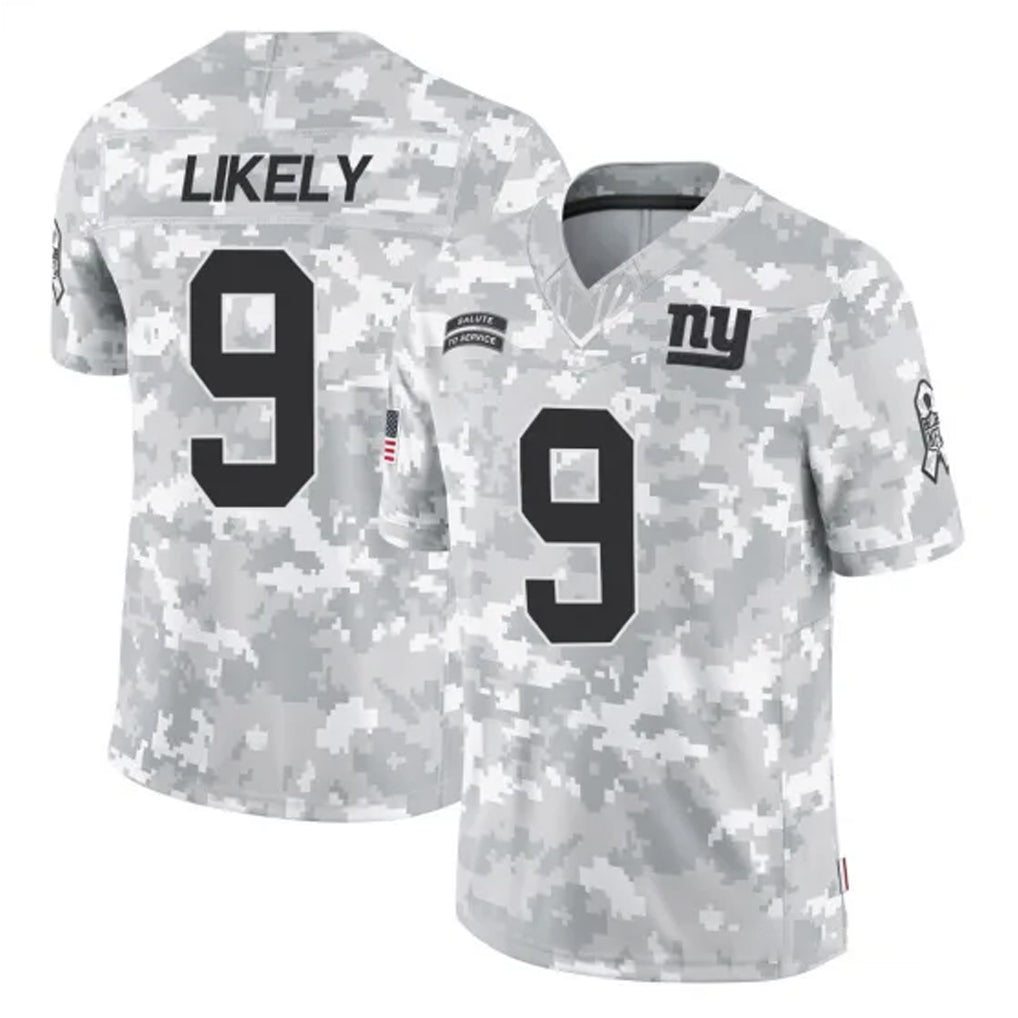 NY.Giants #9 Lsaiah Likely Player Arctic Camo Salute To Service Limited Game Gdoa Stitched Jerseys