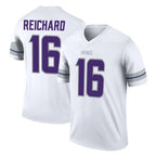 M.Vikings #16 Will Reichard Player White Alternate Legend Home Game Gdoa Stitched Jerseys