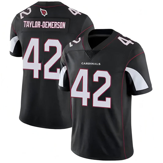 A.Cardinals #42 Dadrion Taylor-Demerson Player Black Limited Football Jerseys