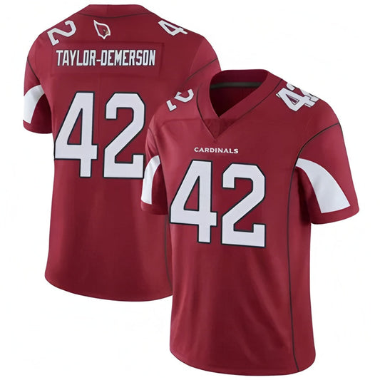 A.Cardinals #42 Dadrion Taylor-Demerson Player Red Limited Football Jerseys