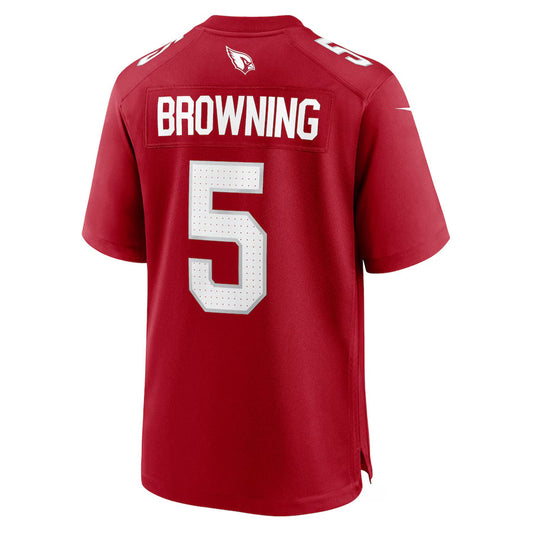 A.Cardinals #5 Baron Browning Player Cardinal Home Game Football Jerseys