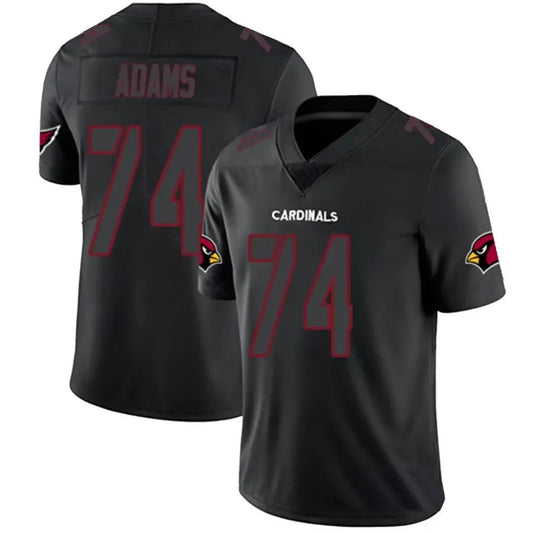 A.Cardinals #74 Isaiah Adams Player Black Legend Limited Elite Football Jerseys