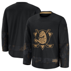Gdoa A.Ducks Black 2024 Military Appreciation Practice Jerseys