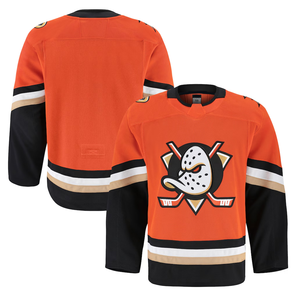 Gdoa A.Ducks Orange Home Authentic Pro Jerseys