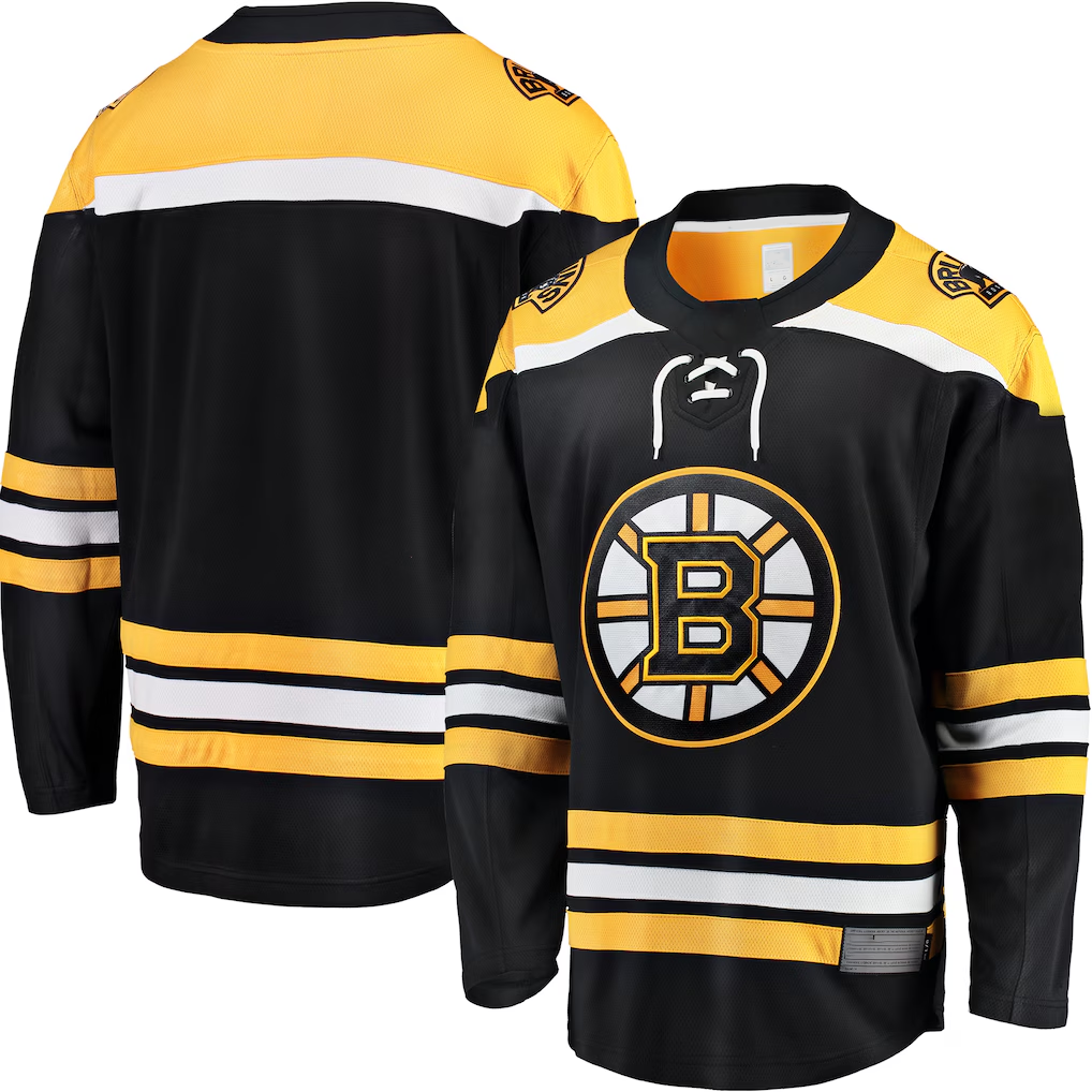 Gdoa B.Bruins Black Home Premium Stitched Jersey