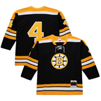 Gdoa B.Bruins #4 Bobby Orr Black 1971-72 Power Play Stitched Jerseys