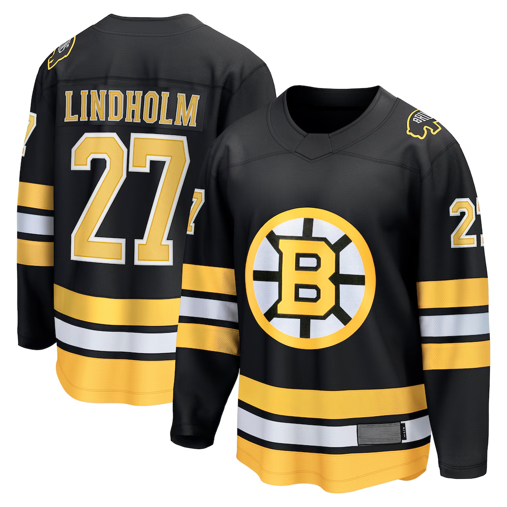 Gdoa B.Bruins #27 Hampus Lindholm Black Home Breakaway Player Stitched Jerseys