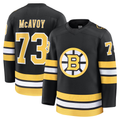 Gdoa B.Bruins #73 Charlie McAvoy Black Home Premium Player Stitched Jerseys