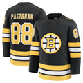 Gdoa B.Bruins #88 David Pastrnak Black Home Premium Player Stitched Jerseys