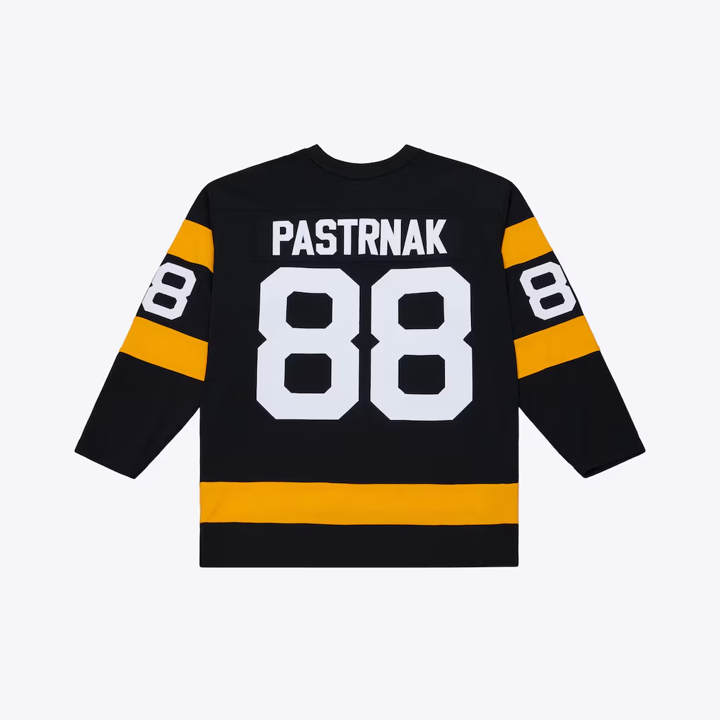 Gdoa B.Bruins #88 David Pastrnak Mitchell & Ness Black 2015 Power Play Stitched Jerseys