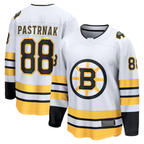 Gdoa B.Bruins #88 David Pastrnak White Away Breakaway Player Stitched Jerseys