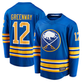 Gdoa B.Sabres #12 Jordan Greenway Royal Home Breakaway Stitched Jerseys