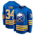 Gdoa B.Sabres #34 Alex Lyon Royal Home Breakaway Stitched Jerseys