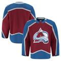 Gdoa C.Avalanche Burgundy Home Authentic Pro Jerseys