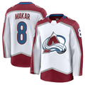 Gdoa C.Avalanche #8 Cale Makar White Away Premium Jerseys
