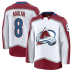 Gdoa C.Avalanche #8 Cale Makar White Away Premium Jerseys