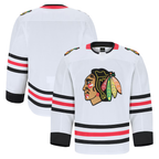 Gdoa C.Blackhawks White Away Authentic Pro Jerseys