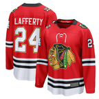 Gdoa C.Blackhawks #24 Sam Lafferty Red Centennial Breakaway Player Jerseys