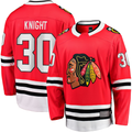 Gdoa C.Blackhawks #30 Spencer Knight Red Home Breakaway Jerseys