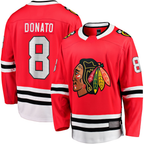 Gdoa C.Blackhawks #8 Ryan Donato Red Home Breakaway Jerseys