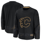Gdoa C.Flames Black 2024 Military Appreciation Practice Jerseys