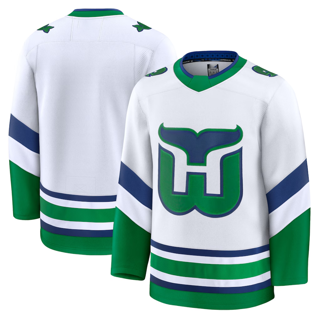 Gdoa C.Hurricanes White Throwback Premium Stitched Jerseys
